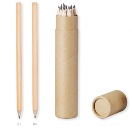 Ołówki drewniane w etui