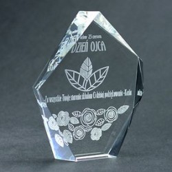 Trofeum szklane Kryształ C036