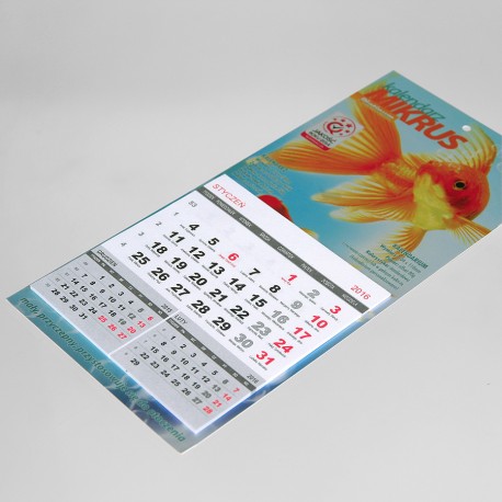 Kalendarz jednostronny Mikrus